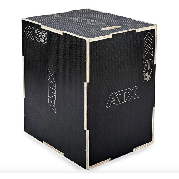 ATX® Anti-Slip Plyo Box - Holz 50 x 60 x 70 cm