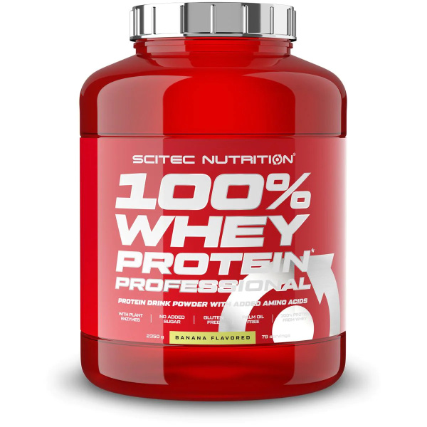 Scitec Nutrition 100% Whey Protein Professional 2350g - Banana