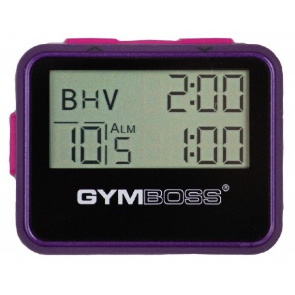 GYMBOSS Interval Timer Violett/Pink