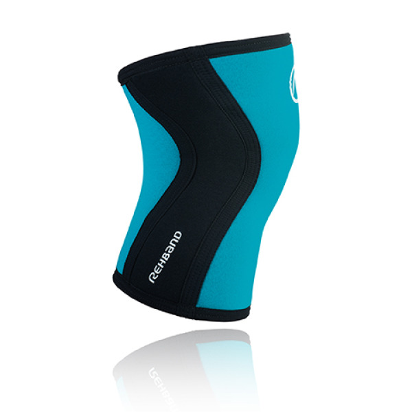 Rehband RX Knee Sleeve 5mm türkis/blau
