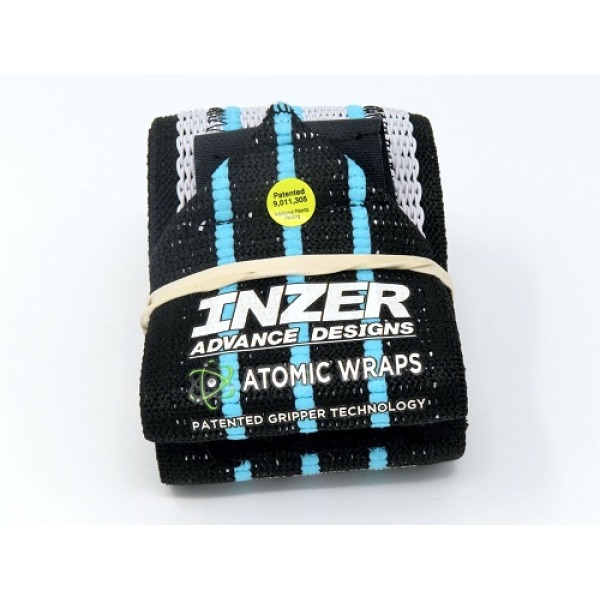 Inzer - Atomic Wrist Wraps - blue ice 90cm