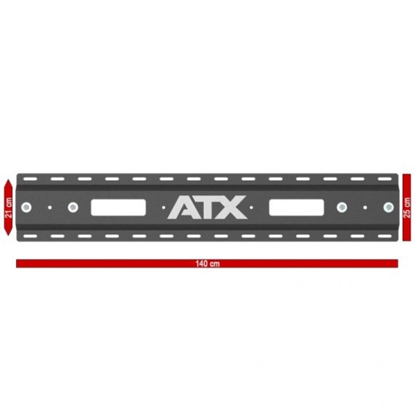 ATX® Fold Back Rack Montage Platte