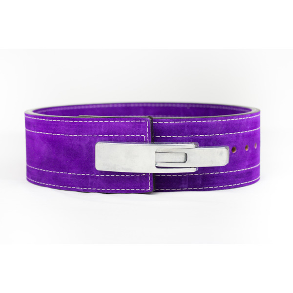 Inzer - Lever Belt - lila/purple/pourpre - Schnellverschluss 10 mm