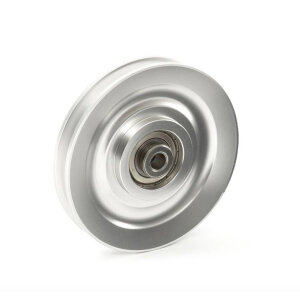 Seilrolle / Umlenkrolle - Aluminium Ø 90 mm